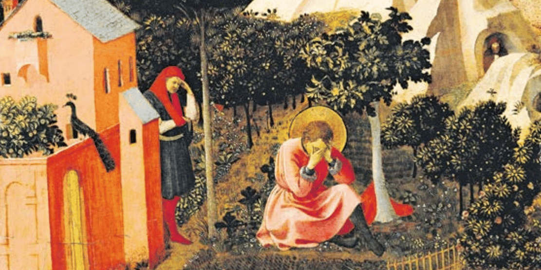 "La Conversion de Saint-Augustin" de Fra Angelico.
