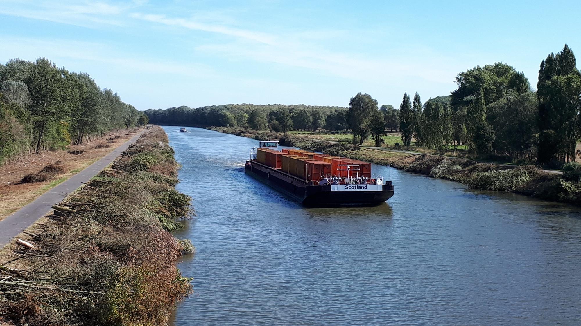 La Lys mitoyenne, un des maillons de la liaison européenne à grand gabarit Seine-Escaut et donc du futur canal Seine Nord.