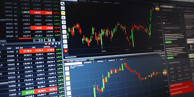 marché financier bourse graphique