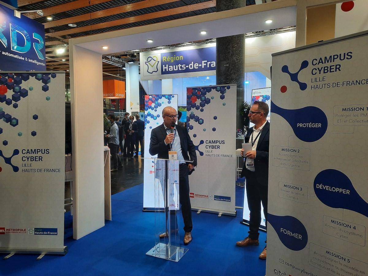 Stand du Campus Cyber au FIC 2021