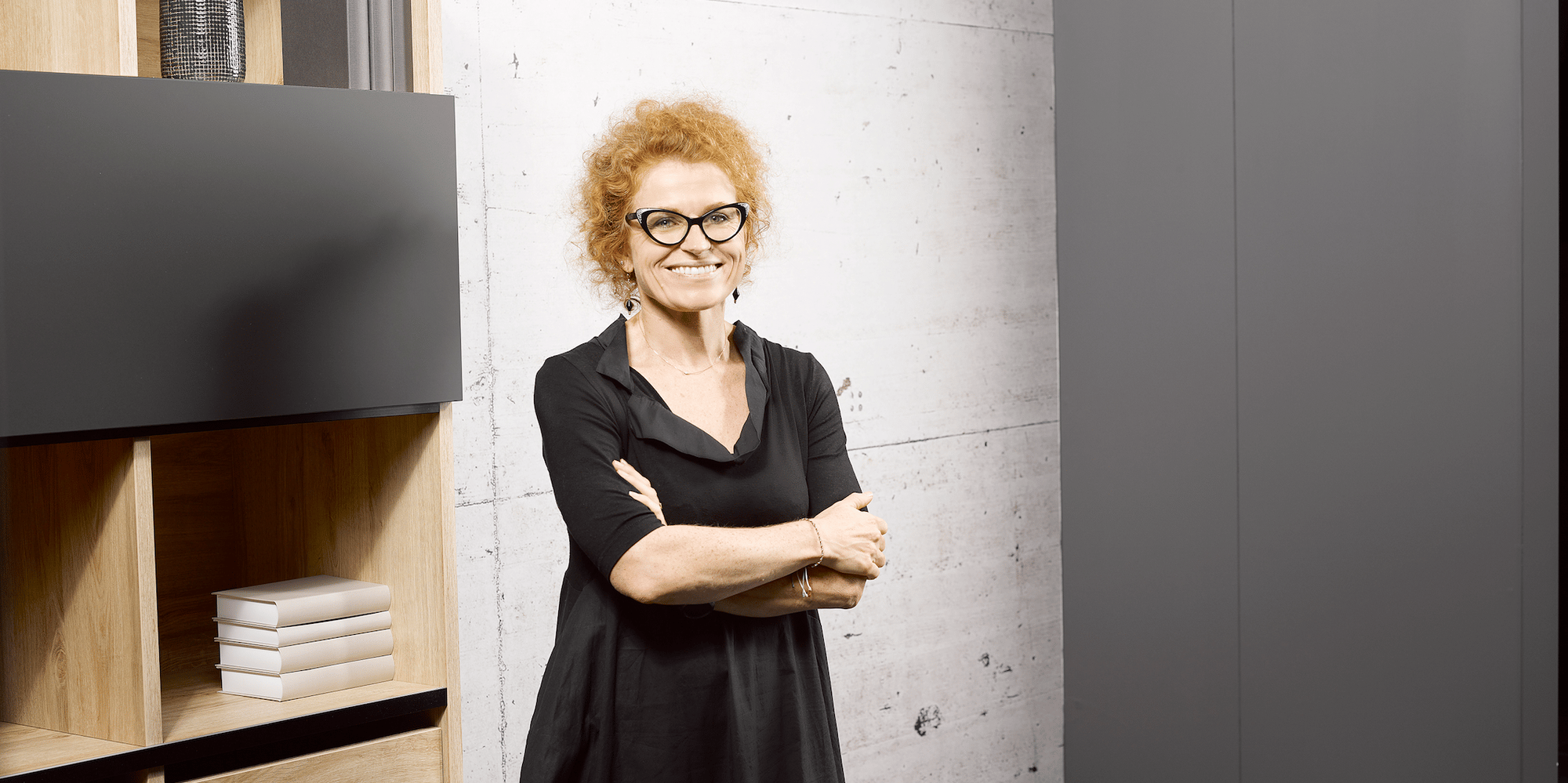 Anne Leitzgen, présidente de Schmidt Groupe. cette entreprise familiale alsacienne détient les marques Cuisines Schmidt et Cuisinella.
