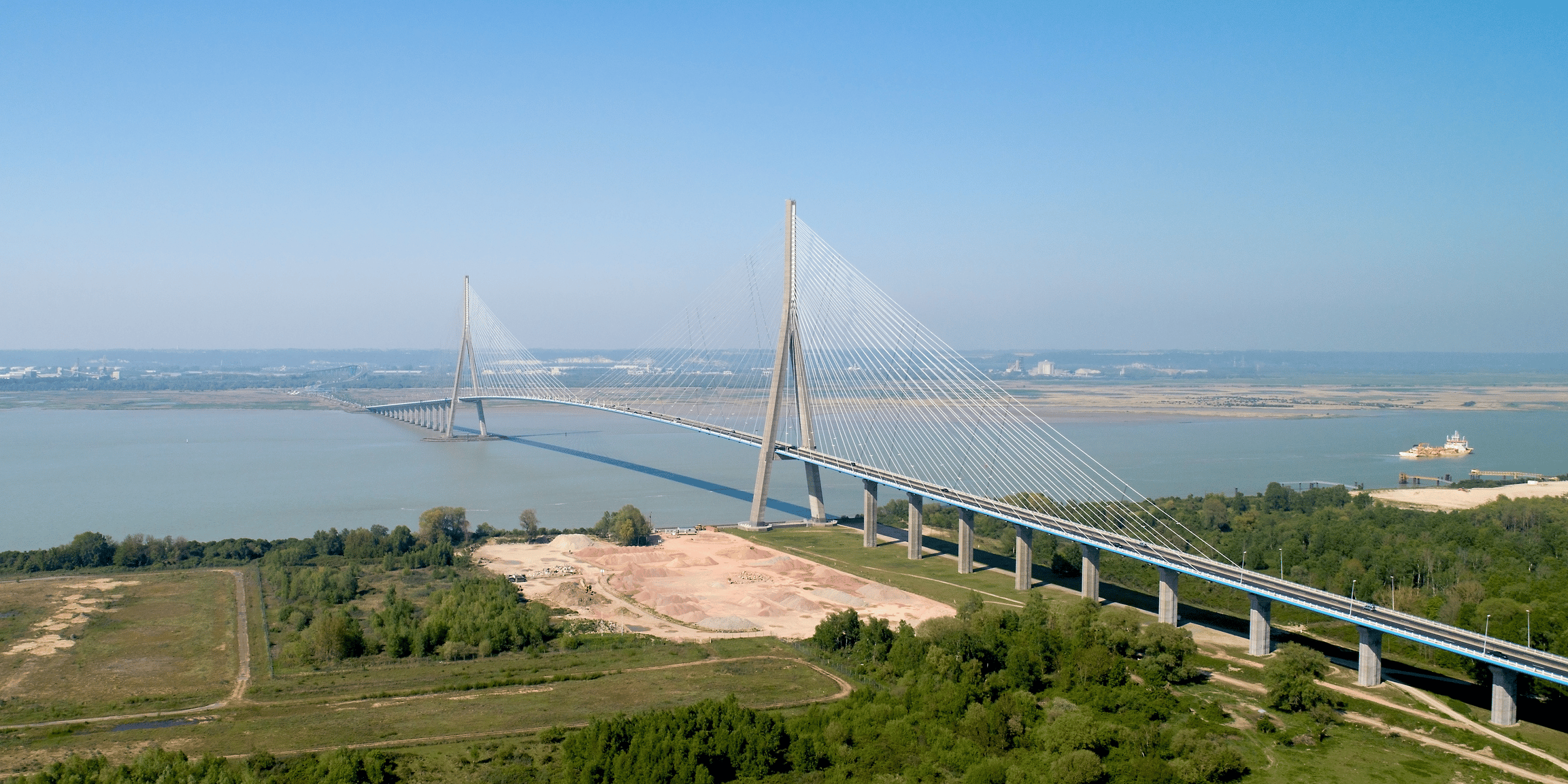 Normandie, pont, Seine