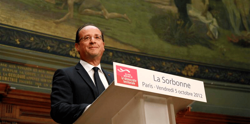 FRANÇOIS HOLLANDE PRÉSENTE LES GRANDES LIGNES DE LA RÉFORME DES COLLECTIVITÉS LOCALES