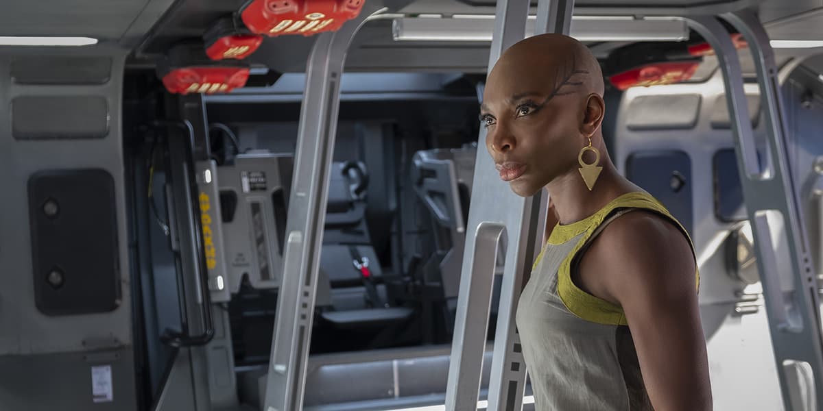 Michaela Coel dans « Black Panther ».