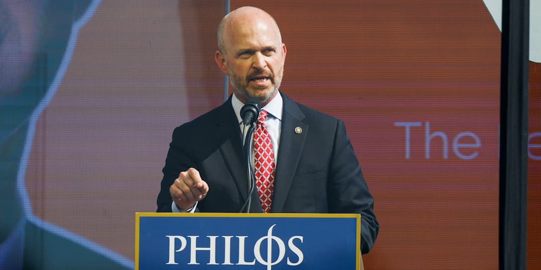 Kevin Roberts, président du puissant think tank conservateur américain Heritage Foundation, à Washington.