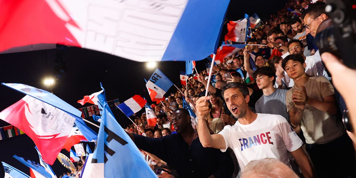 Avec Omar Sy, le 2 août à la Champ-de-Mars Arena, lors des épreuves de judo.
