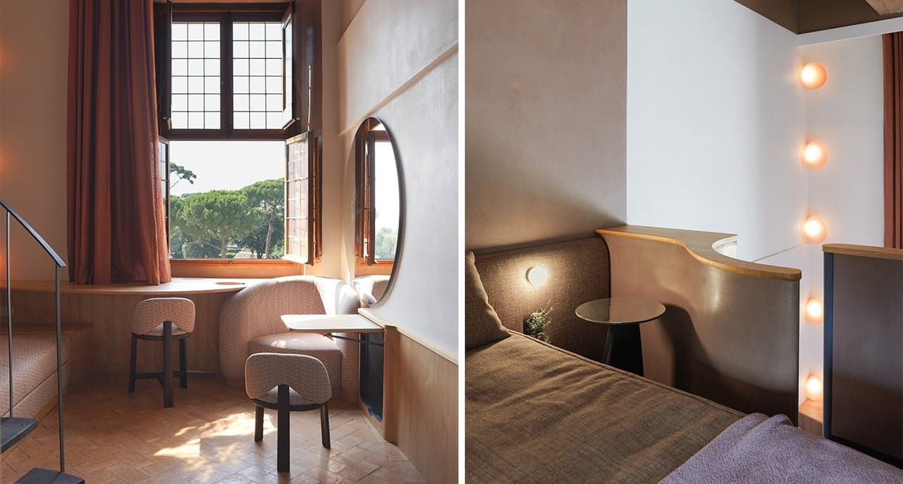 La designeuse Constance Guisset s'est appliquée à restituer la dimension onirique de la Villa Médicis à travers son mobilier.
