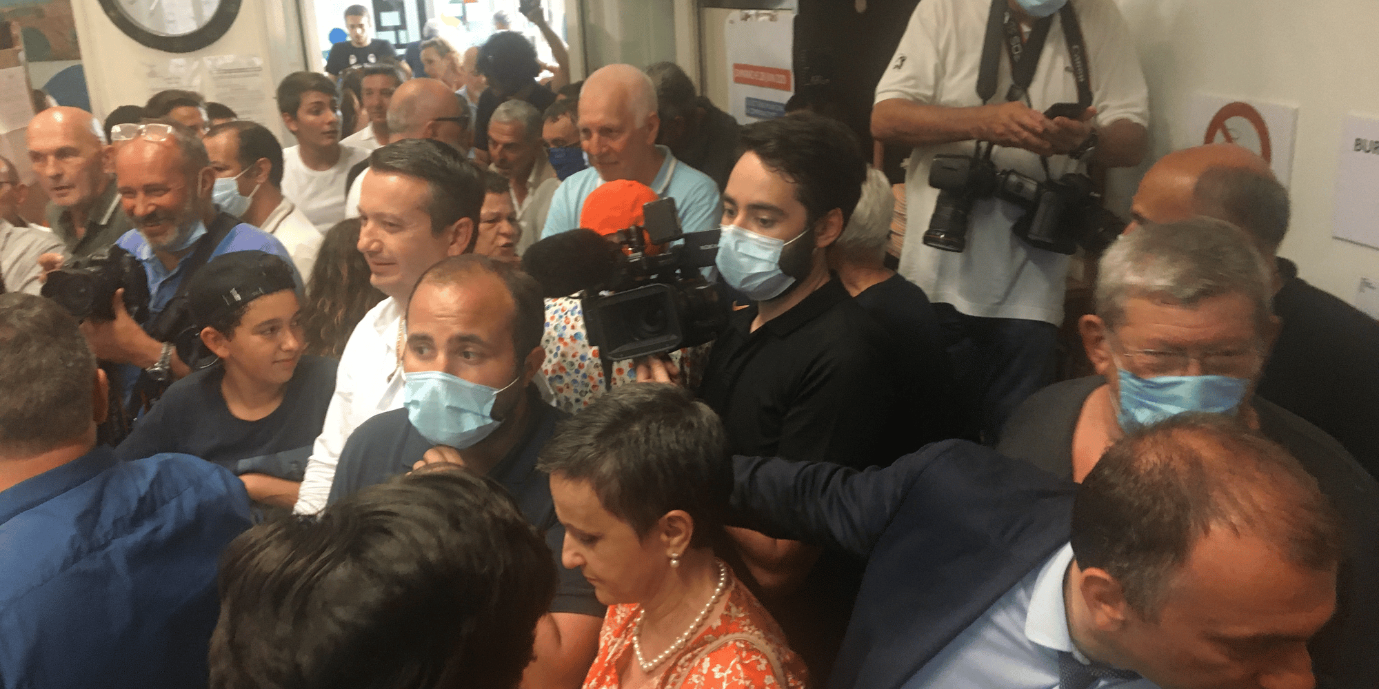Jean-Christophe Angelini après sa victoire à Porto-Vecchio.