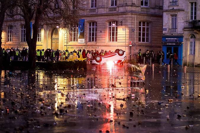 Gilets jaunes Bordeaux Intra Muros