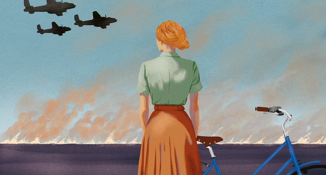 « La Bicyclette bleue », Régine Deforges, 1981, éditions Ramsay.