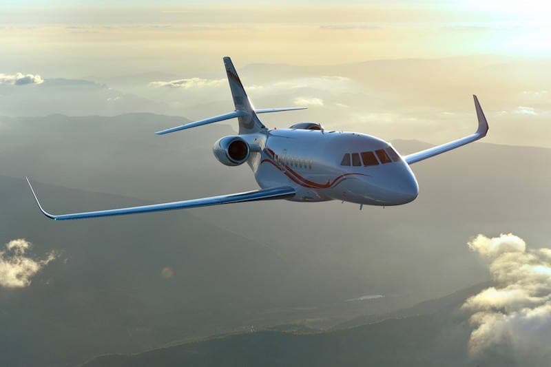 Falcon 2000 MRA.