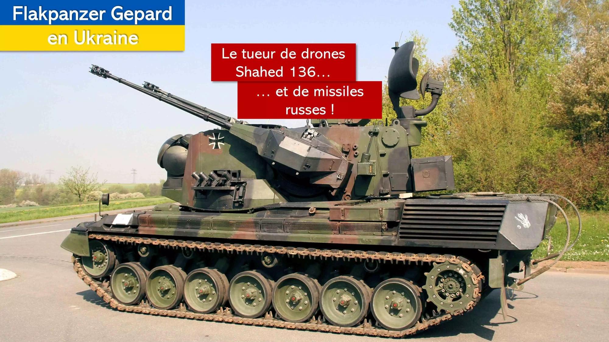 Gepard: le tueur de drones qui défend l'Ukraine.