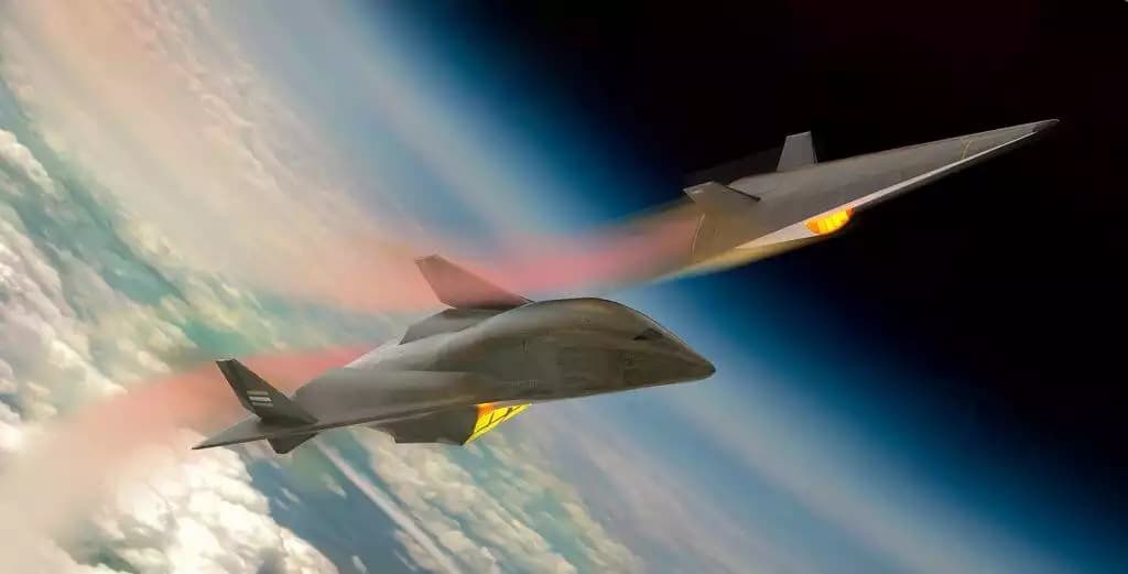 Interprétation artistique de conceptions potentielles pour les avions hypersoniques du futur. Crédit image Second Bay Studios