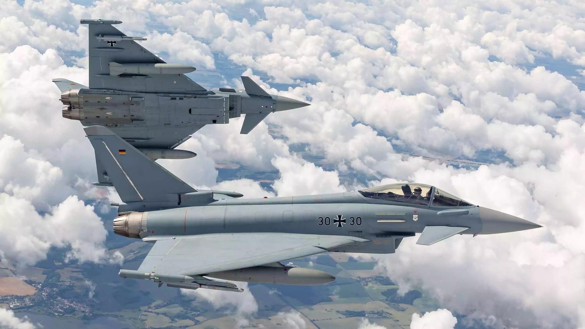 Les Eurofighters de la Luftwaffe effectueront des vols d'entraînement