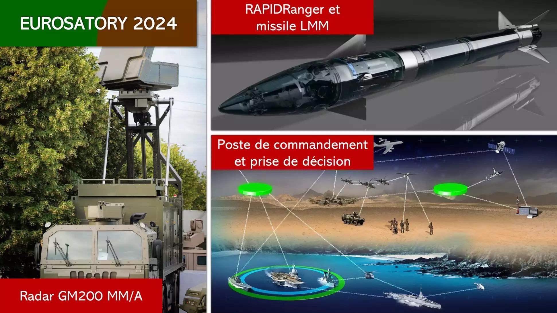 Les solutions antiaériennes courte portée de Thales à Eurosatory 2024.