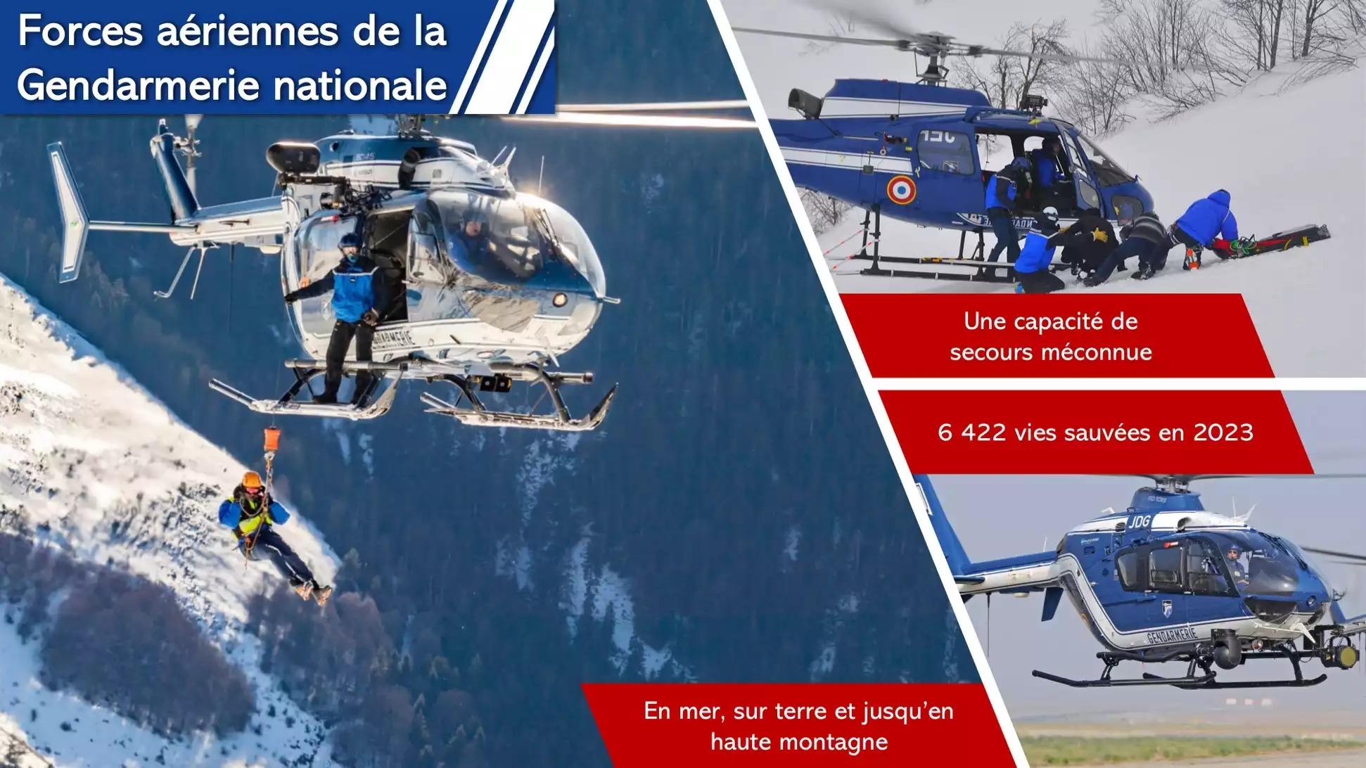 Ils sauvent plus de 6000 vies par an : focus sur les Forces aériennes de la Gendarmerie nationale