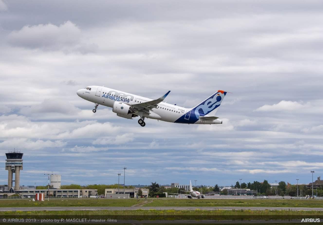 A319neo with P&W GTF engines.