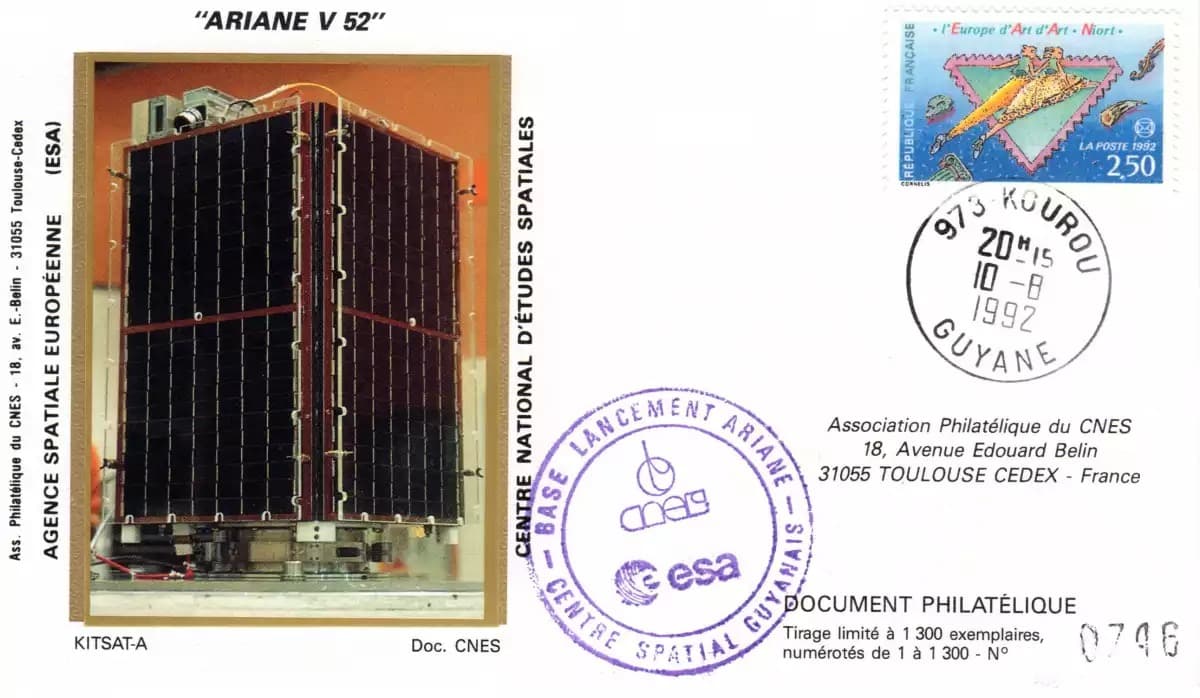 Enveloppe CSG lancement Kitsat