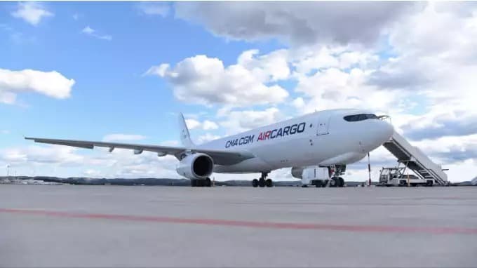 Un Airbus A330-200F de CMA-CGM