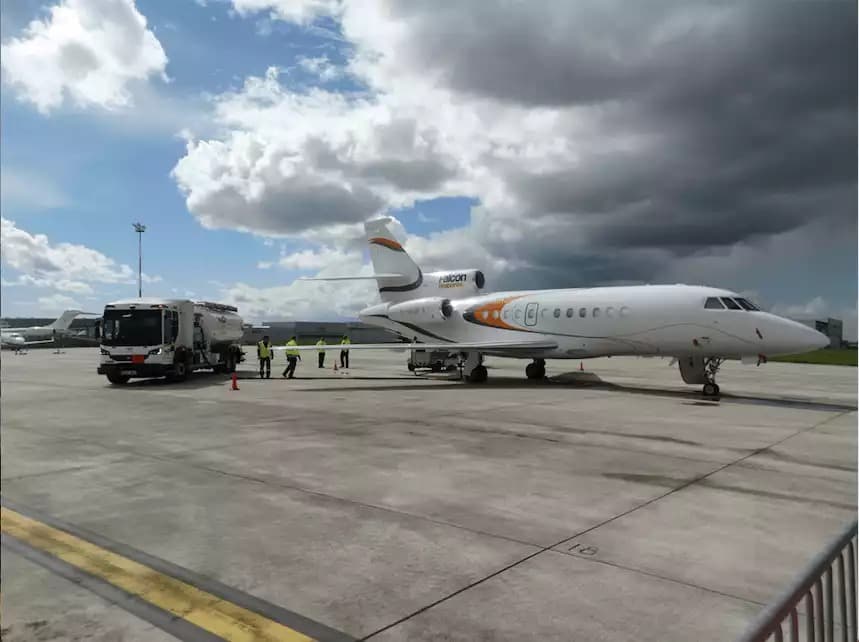 Avitaillement SAF à l'aéroport Paris-Le Bourget