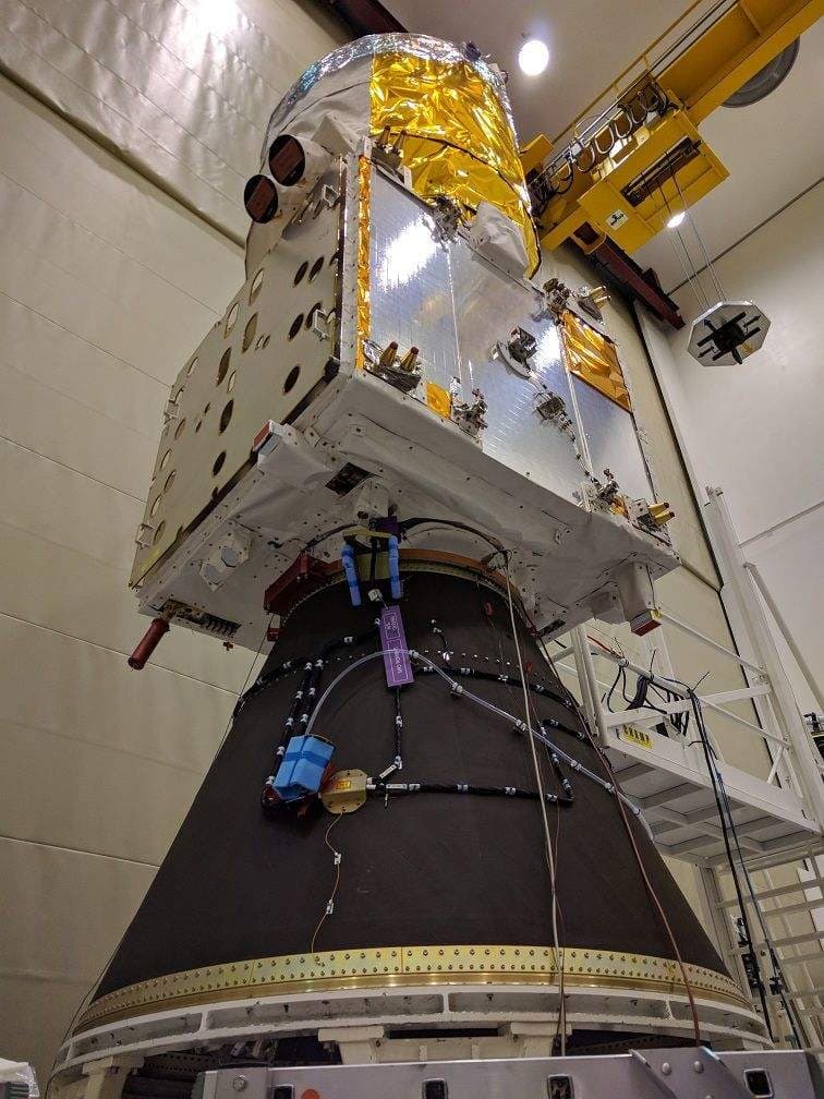 Aeolus satellite.