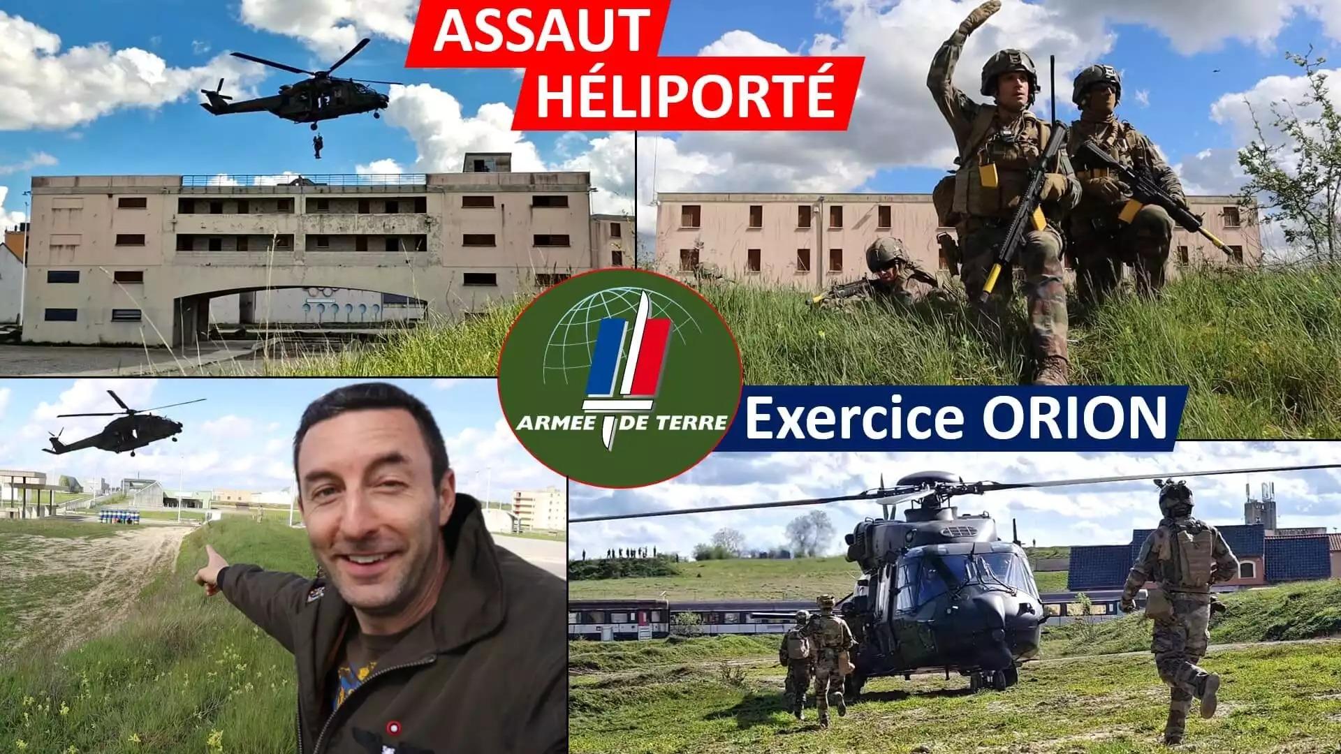 Exercice héliporté au CENZUB.
