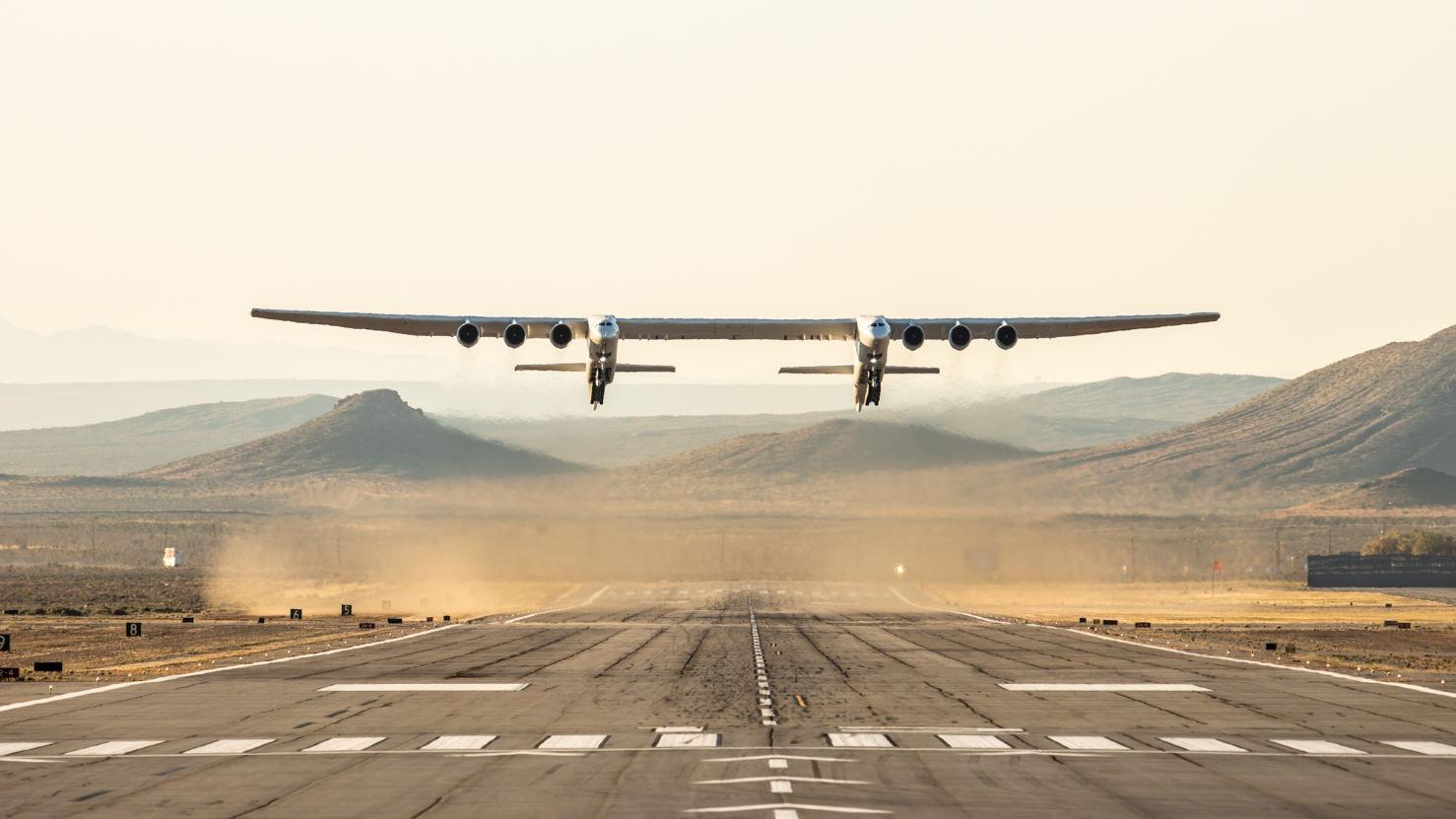 Stratolaunch takes off.