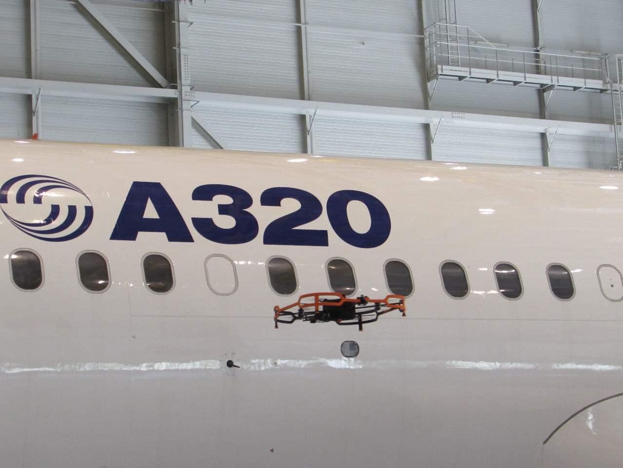 Airbus a dévoilé sa solution Advanced Inspection Drones, développé en partenariat avec Testia.