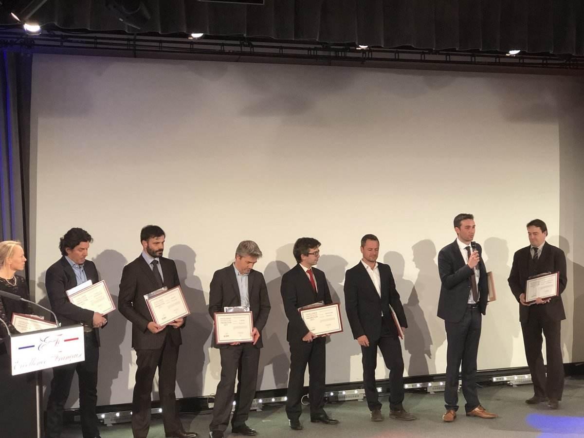 Ensemble des lauréats du « Palmarès Spécial Innovation Spatiale »