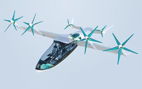 Hybrid-electric propulsion concept.