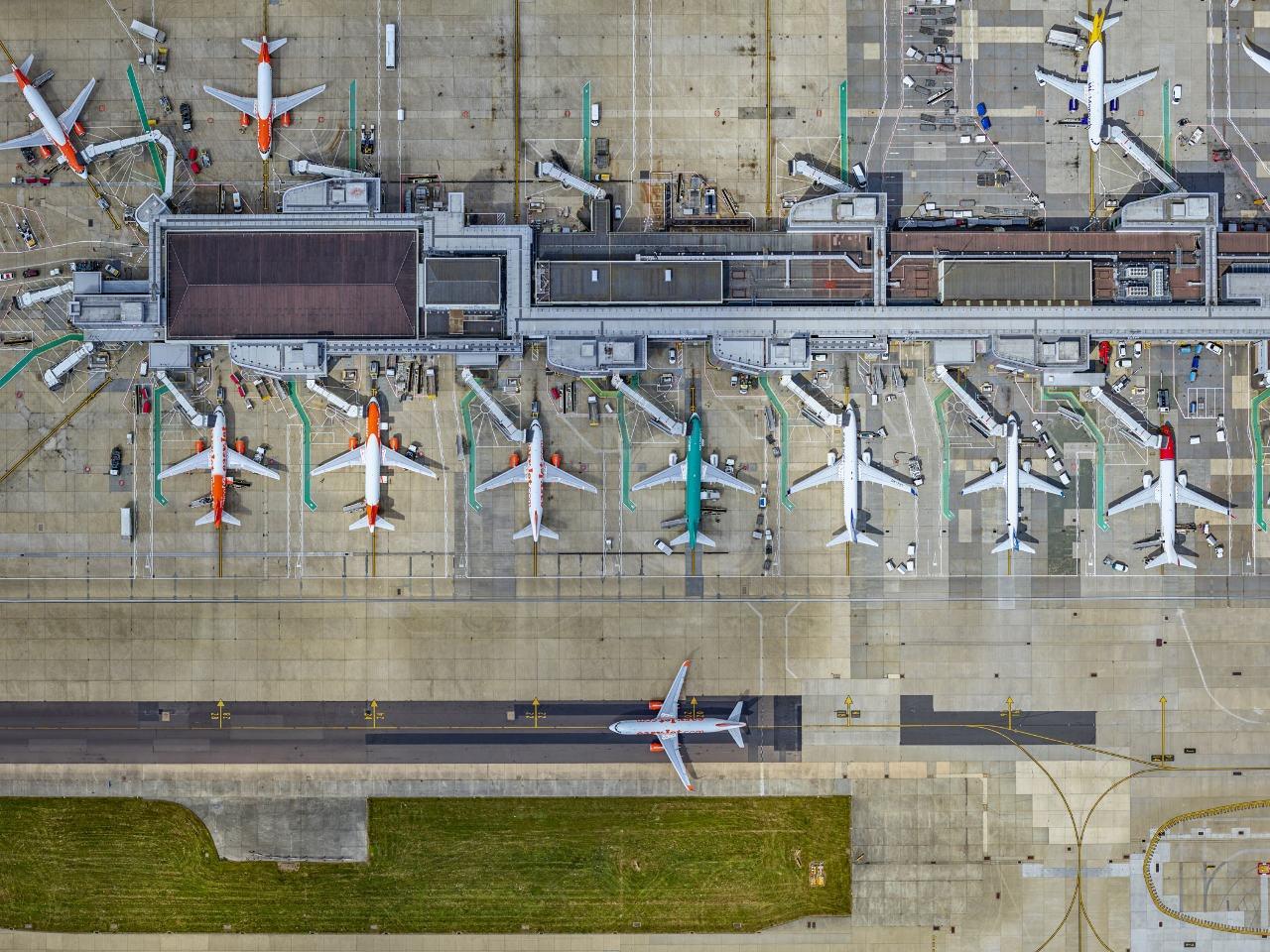 Gatwick Airport.