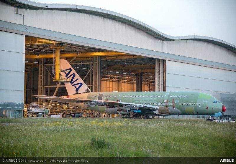 A380 for All Nippon Airways.