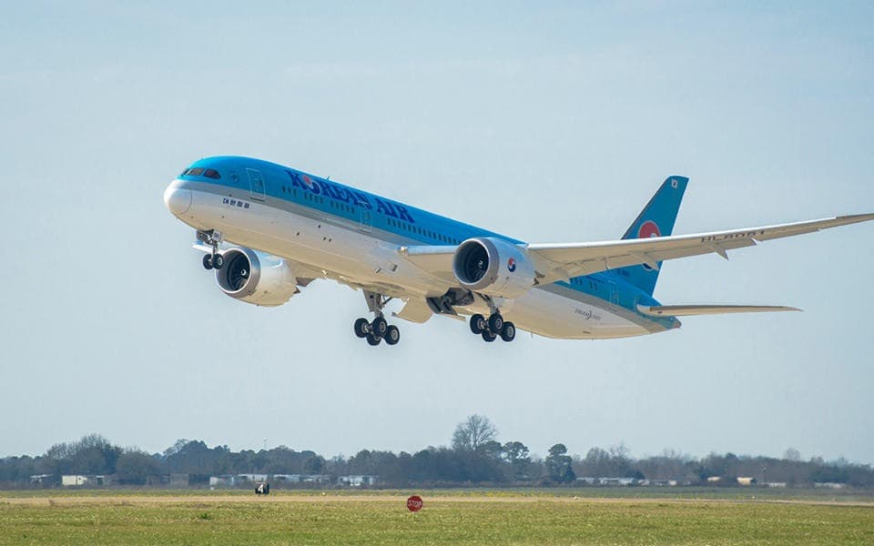 Korean Air a réceptionné son premier Boeing 787-9 d'une commande de 10 exemplaires fermes.