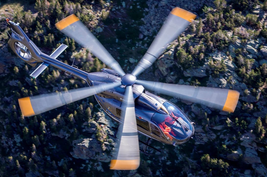 H145 with five-blade rotor.