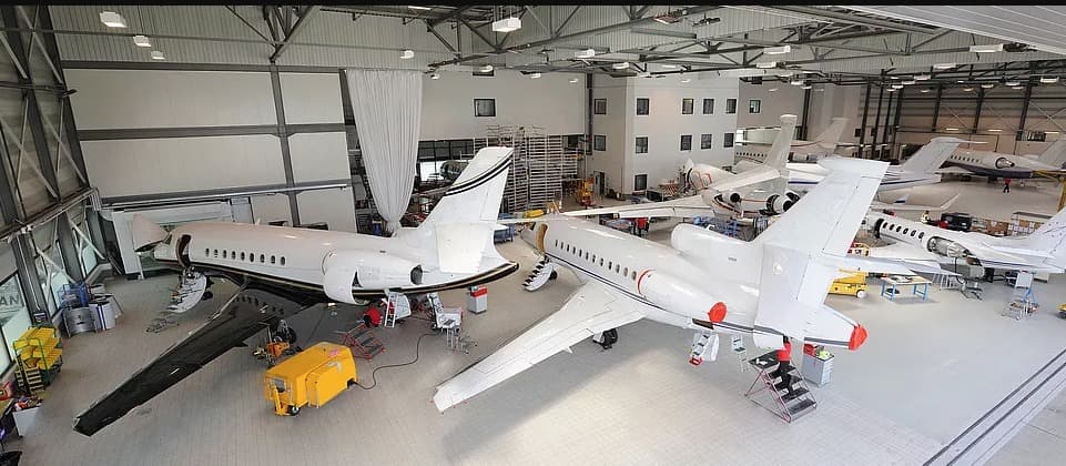 TAG maintenance centre in Geneva.