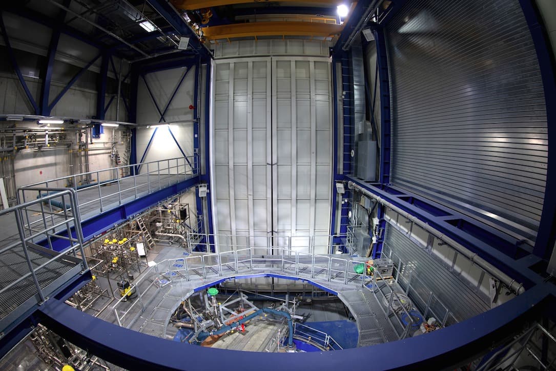 Ariane 6 upper stage test cell.