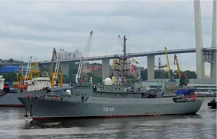 Le Kareliya, sister-ship du Pryazovye (classe Vishnya).