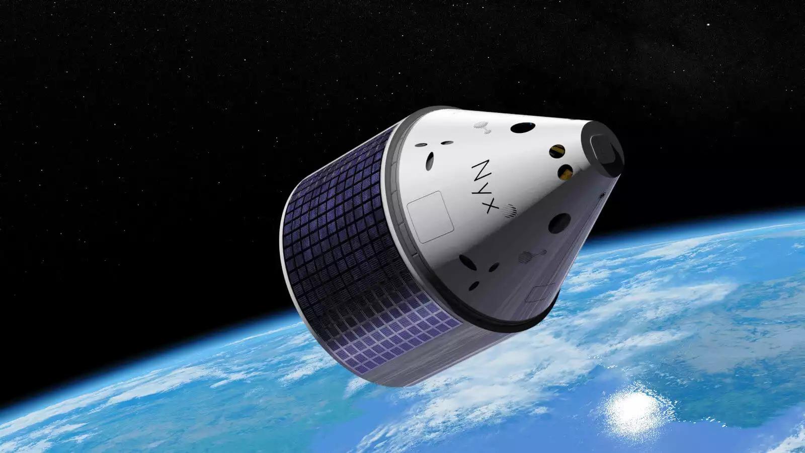 Dessin d’artiste de la capsule Nyx proposée par The Exploration Company.