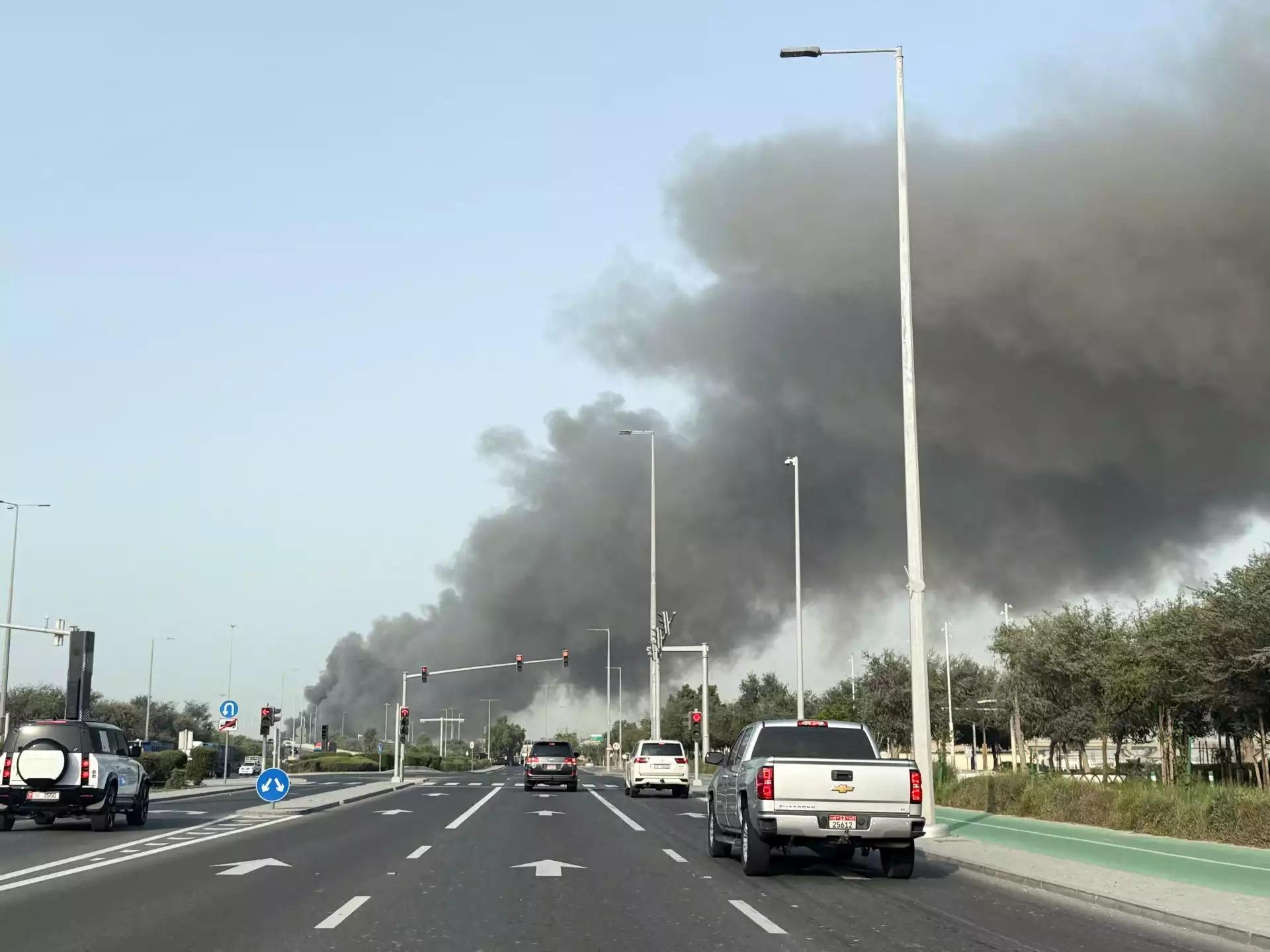 Le port de Zayed, à Abou Dhabi, qui accueille une base de la Marine nationale, a été visée par des drones iraniens.