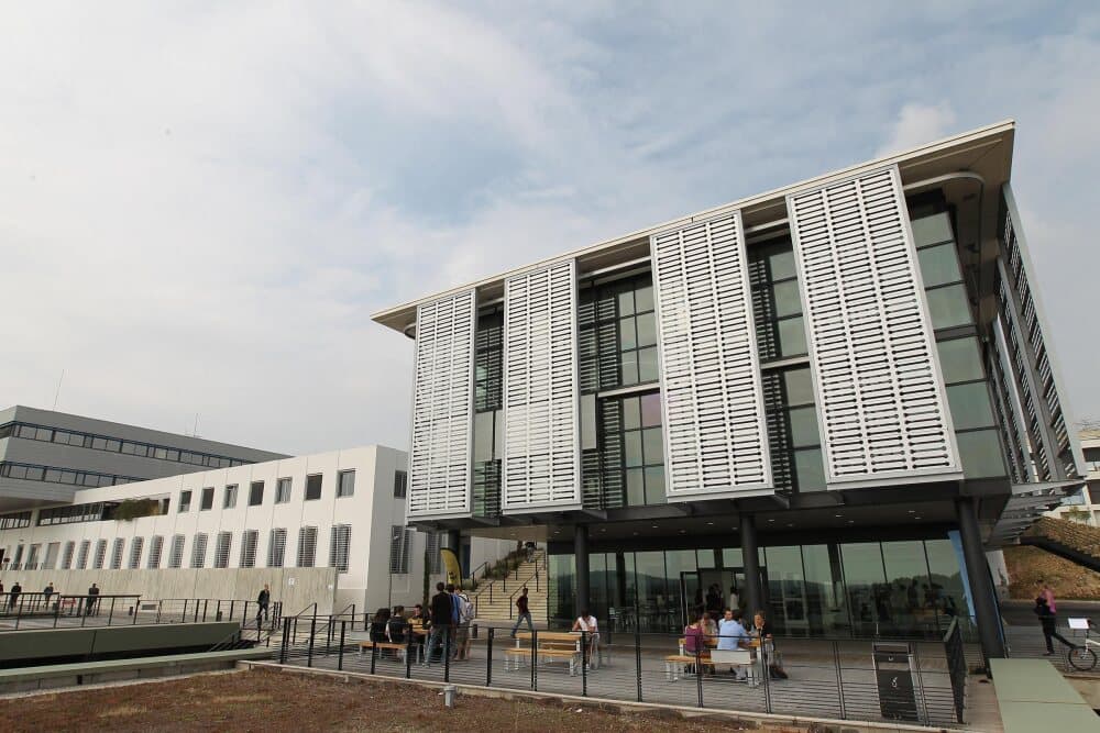 ©PHOTOPQR/NICE MATIN/Patrice LAPOIRIE - SOPHIA ANTIPOLIS 03/10/2013 ; inauguration du Campus SophiaTech, 930 route des Colles entree iut (MaxPPP TagID: maxmatinnews262330.jpg) [Photo via MaxPPP] - Campus SophiaTech