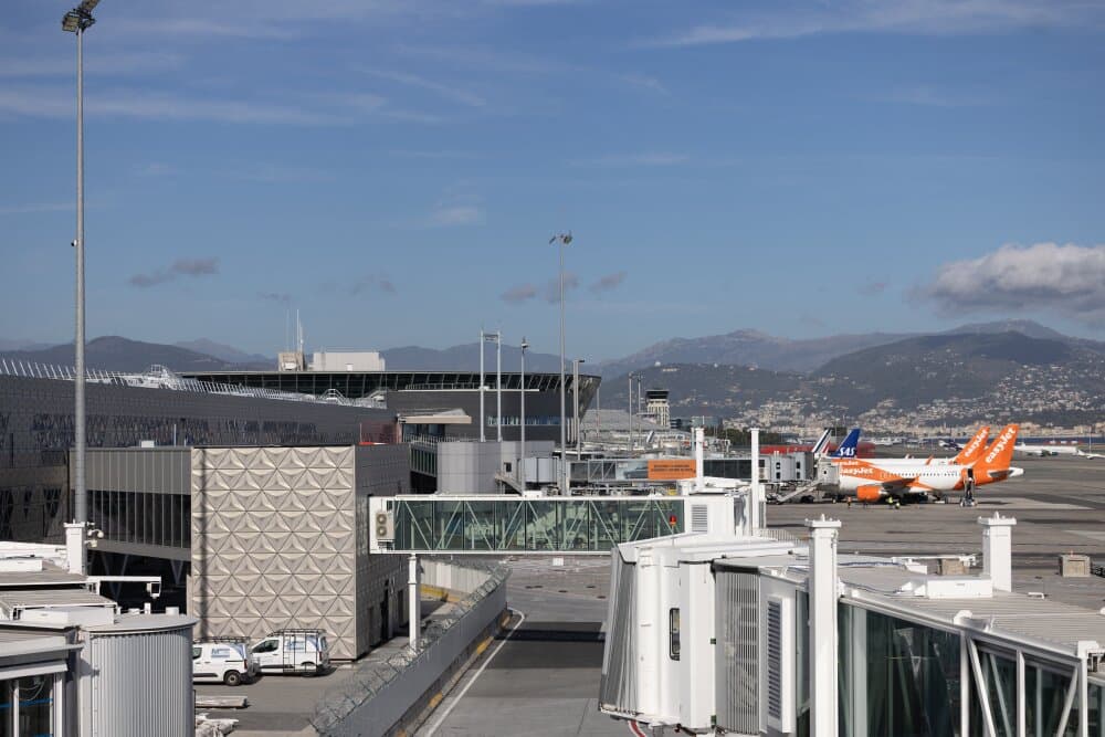 ©PHOTOPQR/NICE MATIN/Sebastien Botella ; Nice ; 07/10/2025 ; Extension du Terminal 2 de l aeroport de Nice Cote d Azur (MaxPPP TagID: maxnewsspecialtwo363631.jpg) [Photo via MaxPPP] - AÉROPORT NICE COTE D'AZUR