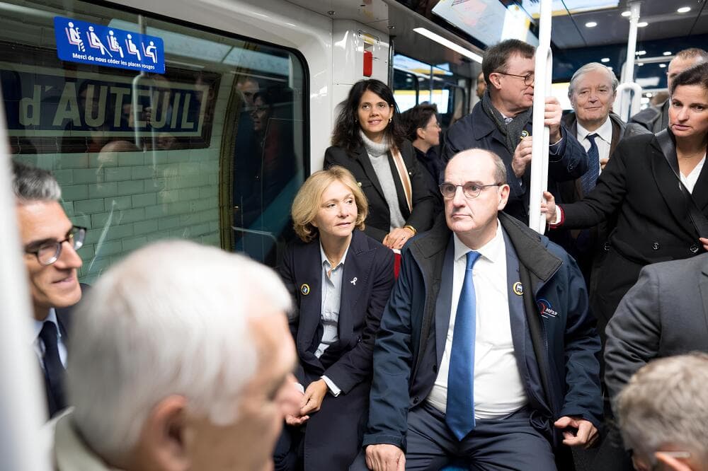 Valérie Pécresse et Jean Castex dans la ligne 10 du métro parisien la semaine dernière
