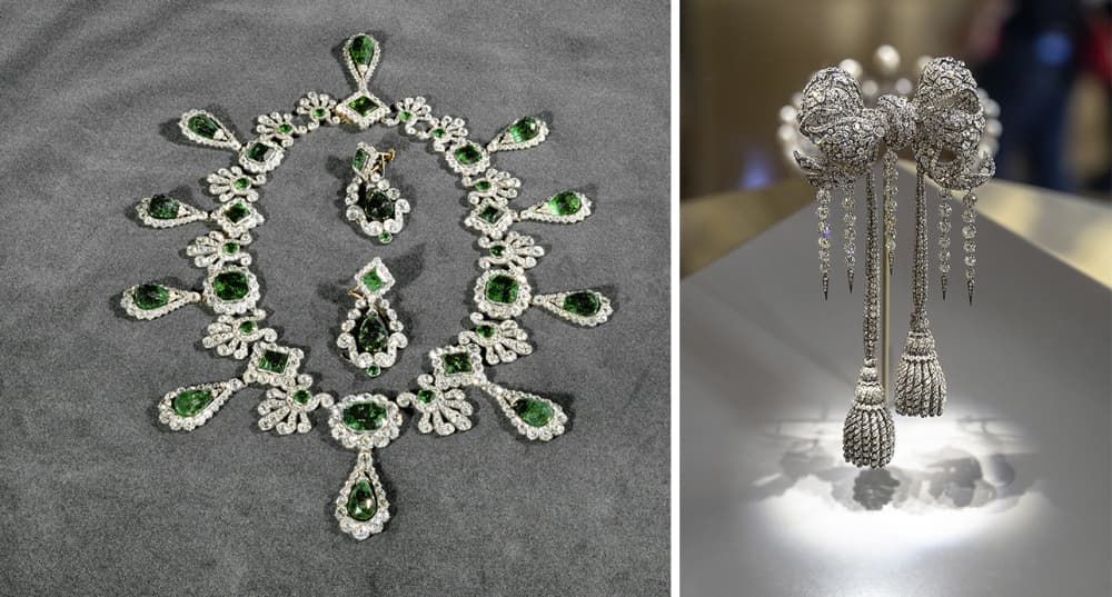Parure de Marie-Louise, dérobée au musée du Louvre le dimanche 19 octobre.