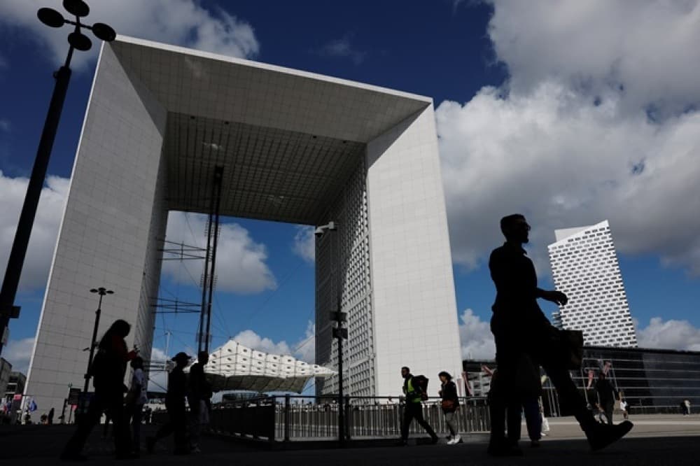 La grande arche de la Défense à Paris