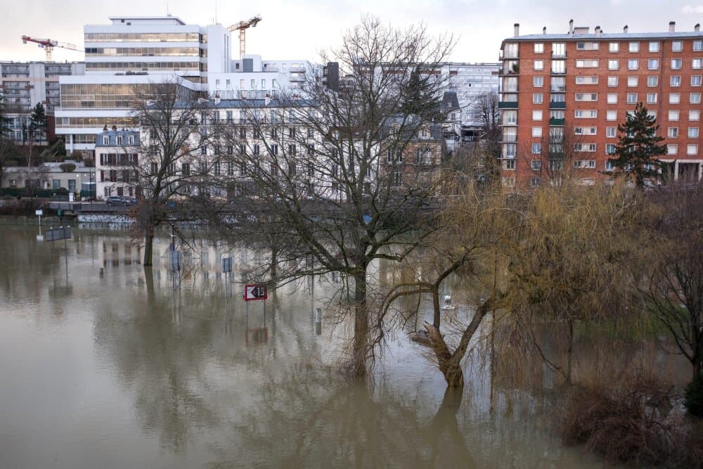 Bruno Levesque / IP3 Joinville le Pont France 26 Janvier 2018 La Marne en crue. River Marne flooding (MaxPPP TagID: maxbestof053217.jpg) [Photo via MaxPPP] - La Marne en crue