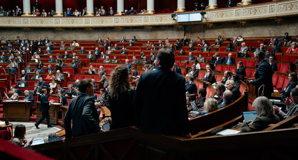 L'Assemblée nationale, le 31 octobre, pendant les débats sur le budget.