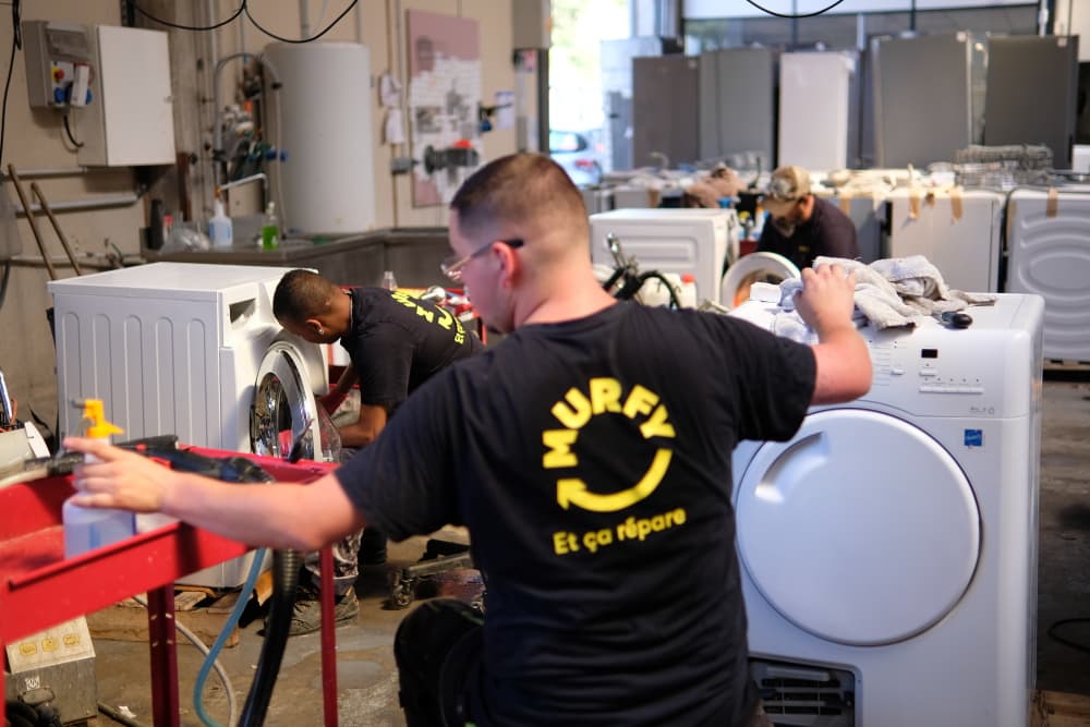 Chez Murfy, le nombre d’appareils reconditionnés est passé de 25.000 en 2024 à 15.000 en 2025 suite à un recentrage de ses activités vers la réparation.