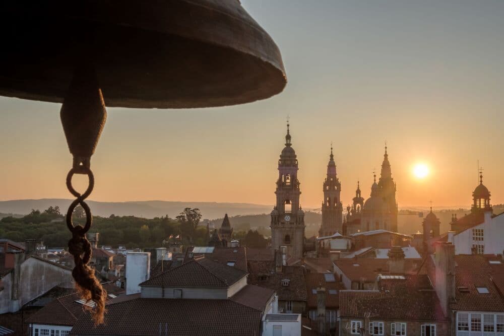 Centro histórico desde la torre de Santo Agostiño