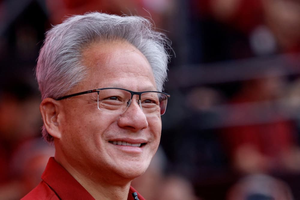 Jensen Huang, PDG de Nvidia à Taïwan, le 8 novembre 2025.