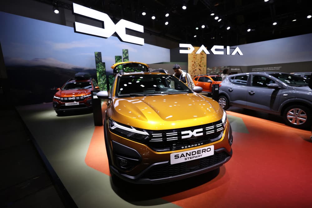 La Dacia Sandero Stepway exposée en janvier 2023, à Bruxelles.